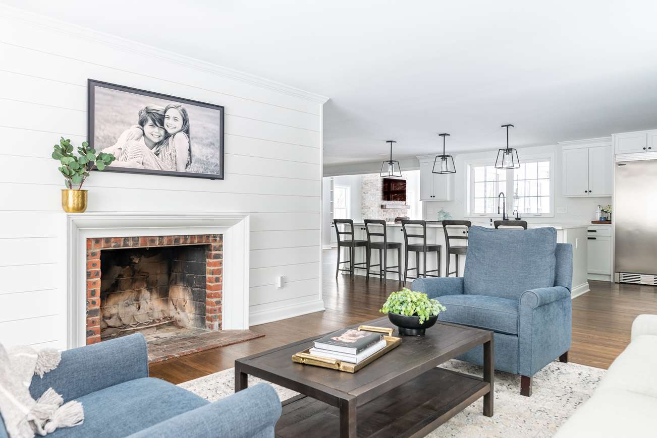 Pepper Pike living room renovation 