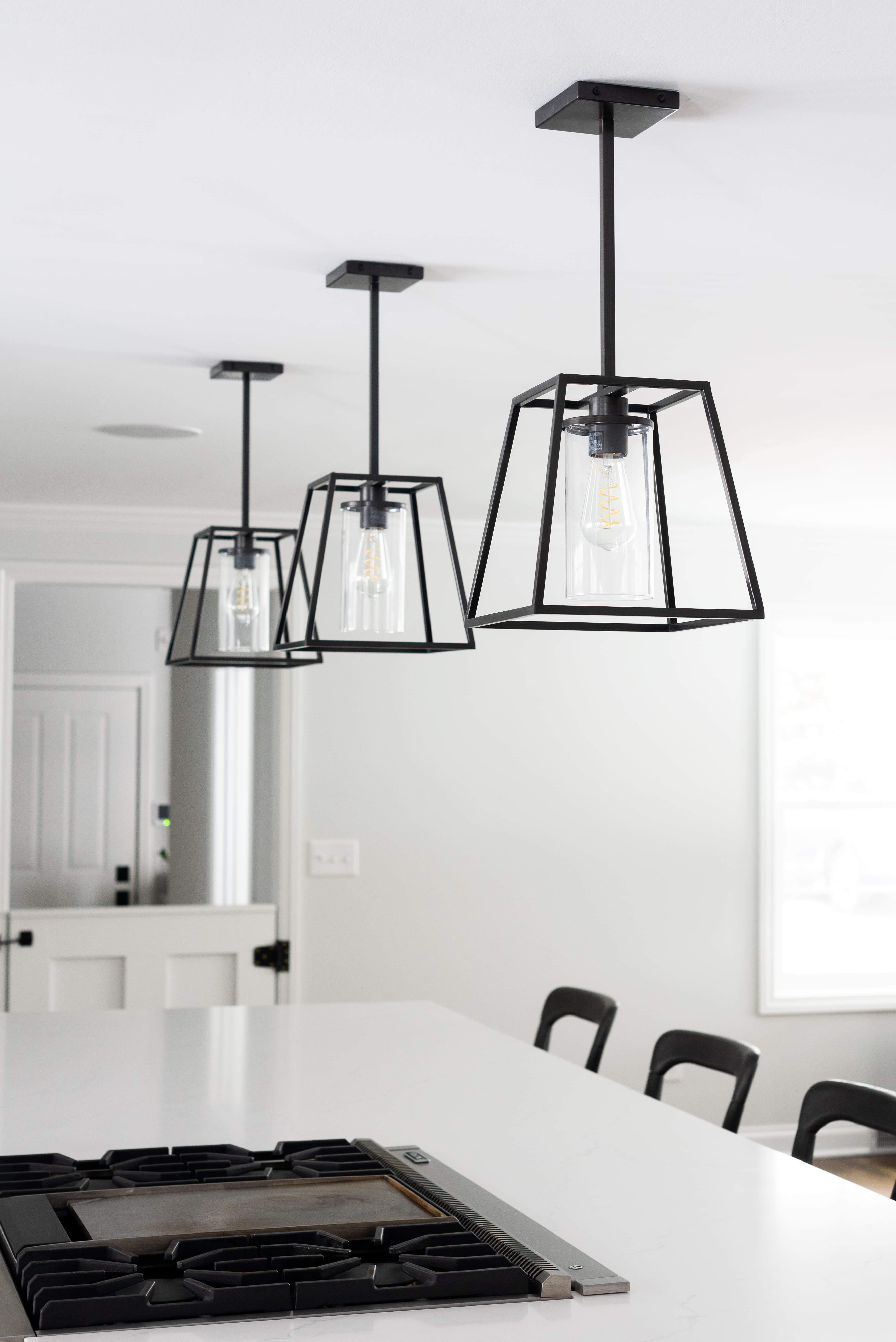 black pendant lighting
