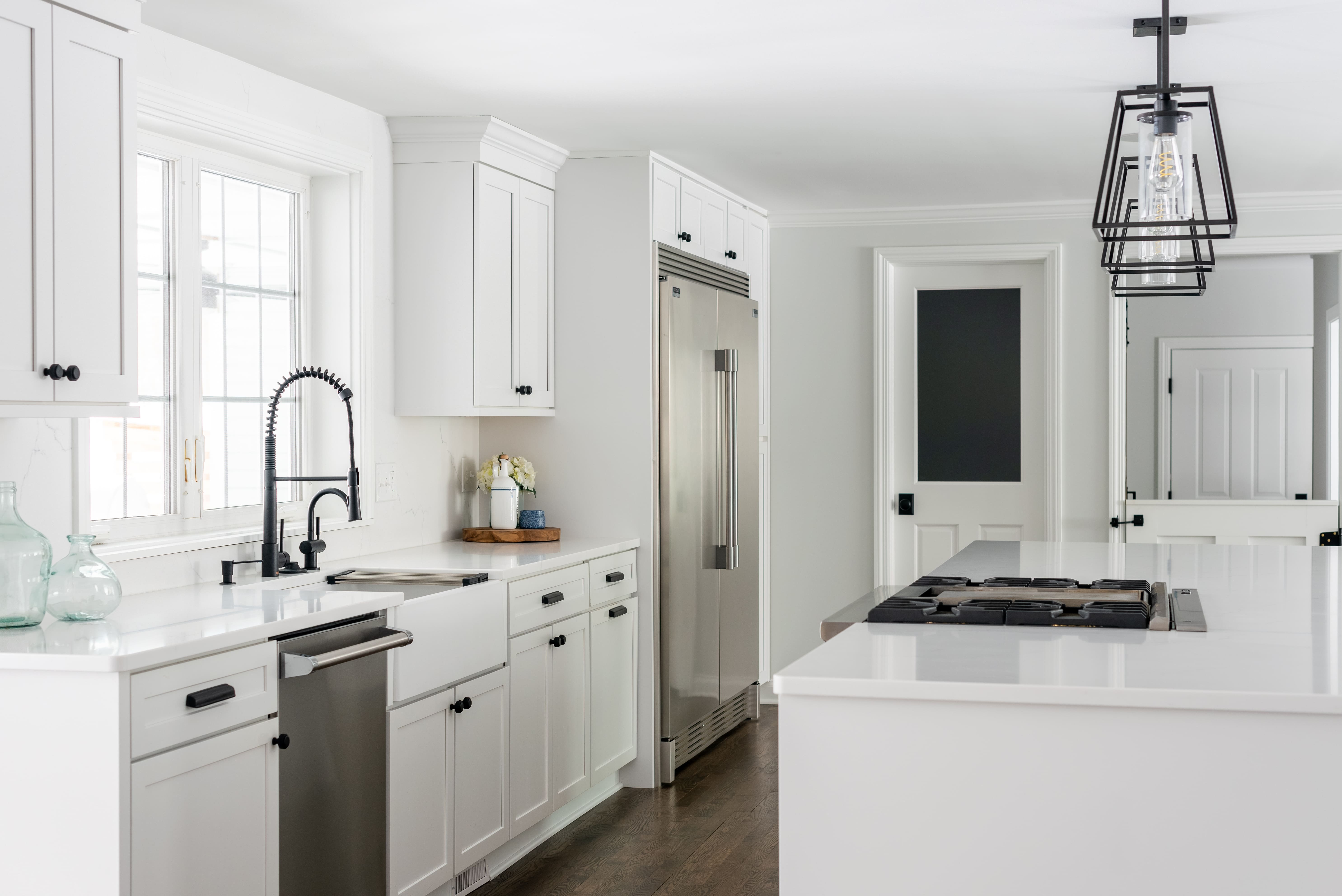 All white kitchen Pepper Pike Ohio Remodel