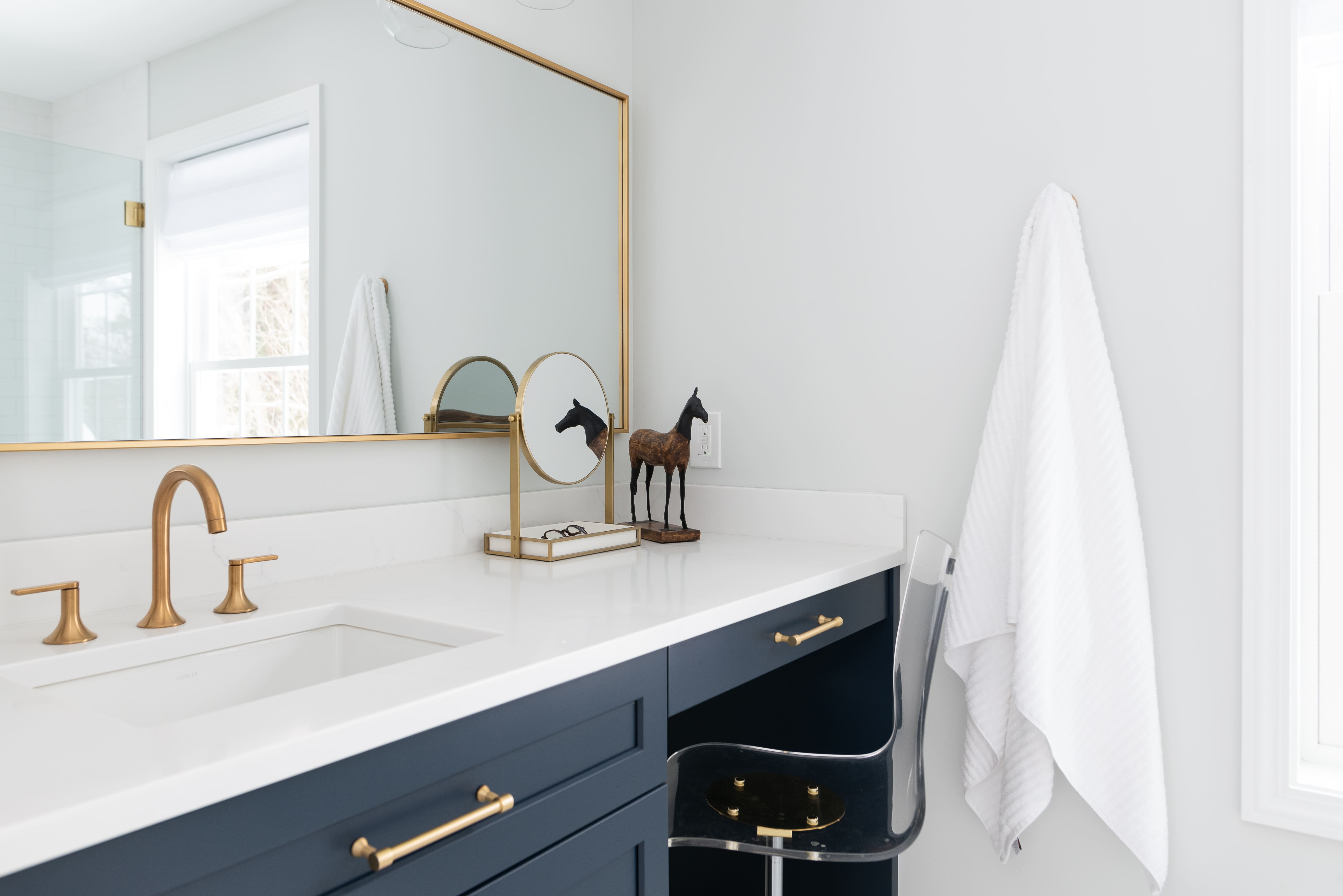Master bathroom vanity