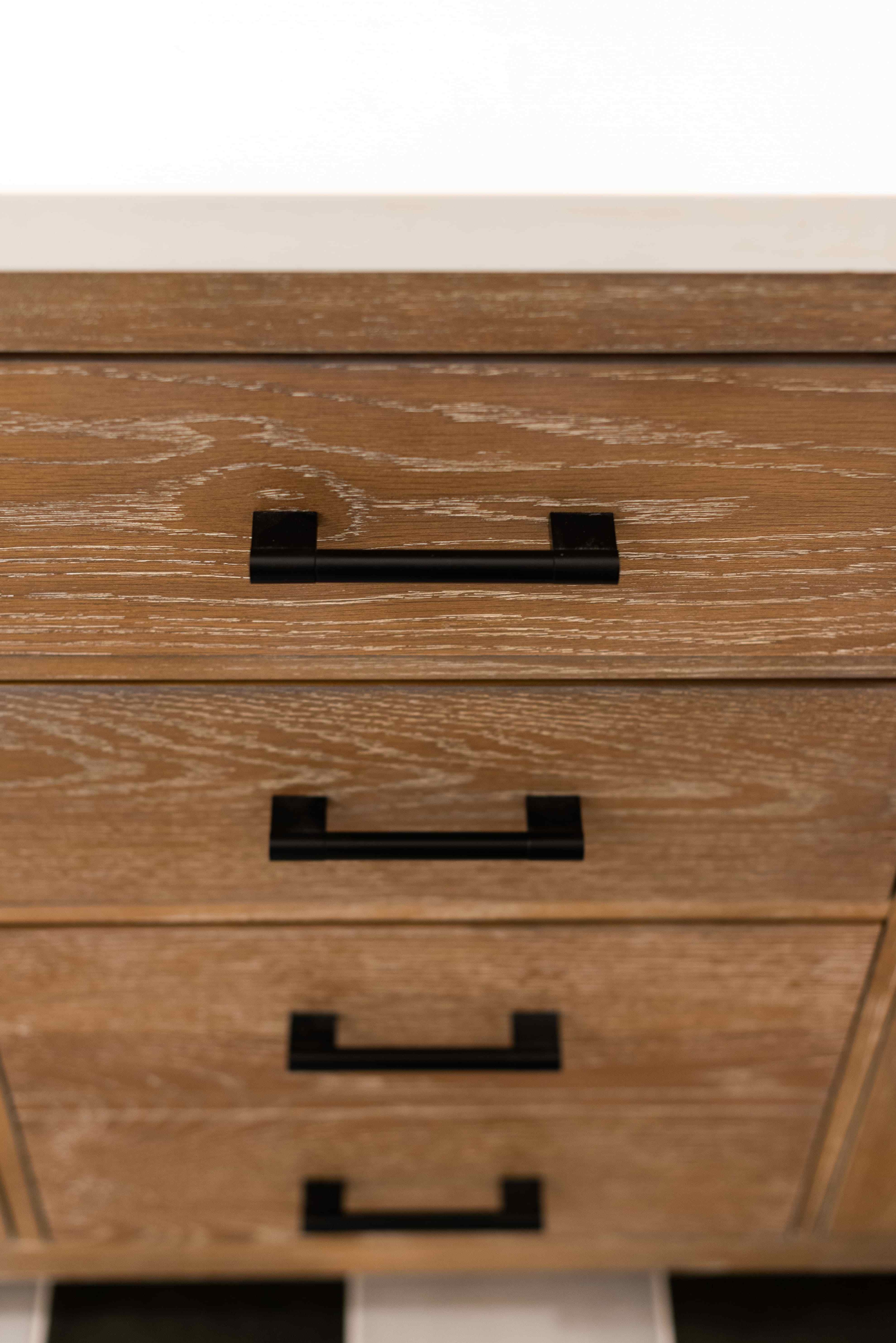 wooden bathroom vanity