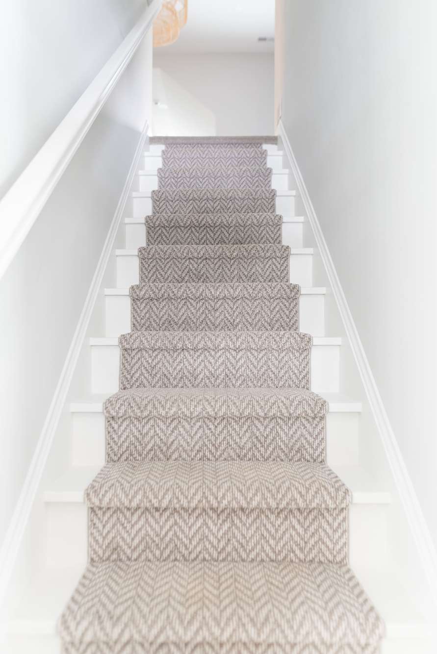 carpeted stairs