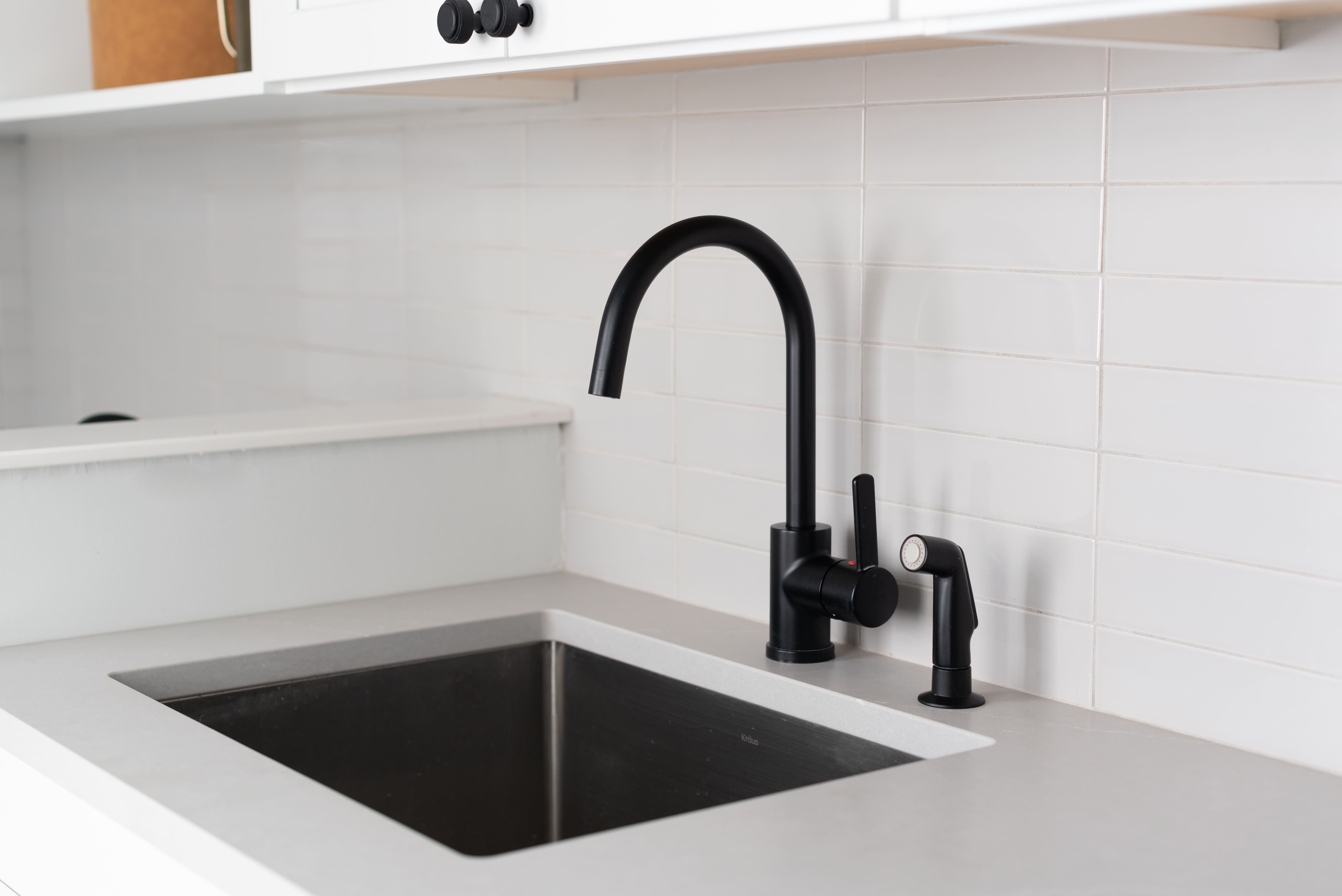 black kitchen faucet