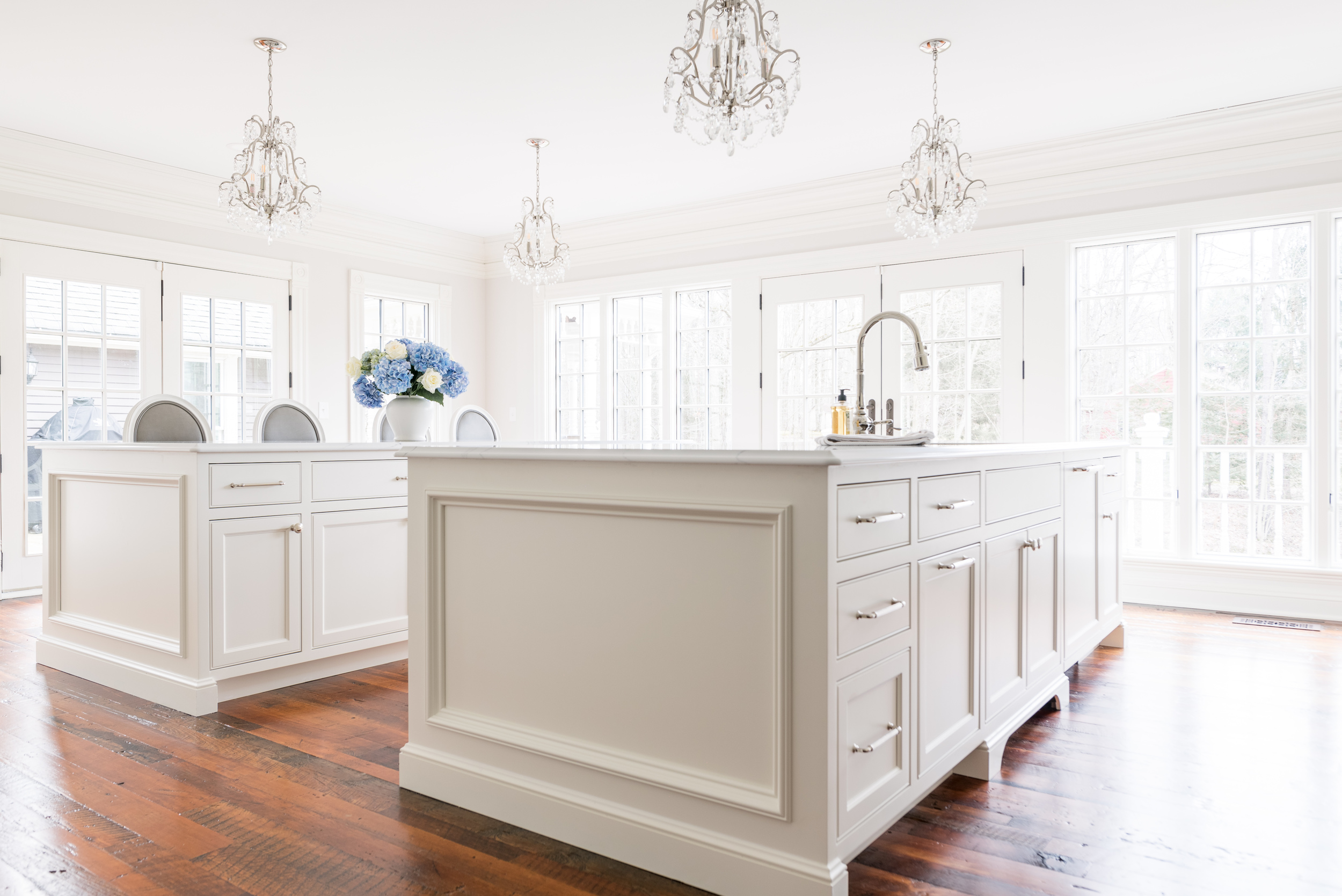 double island kitchen remodel