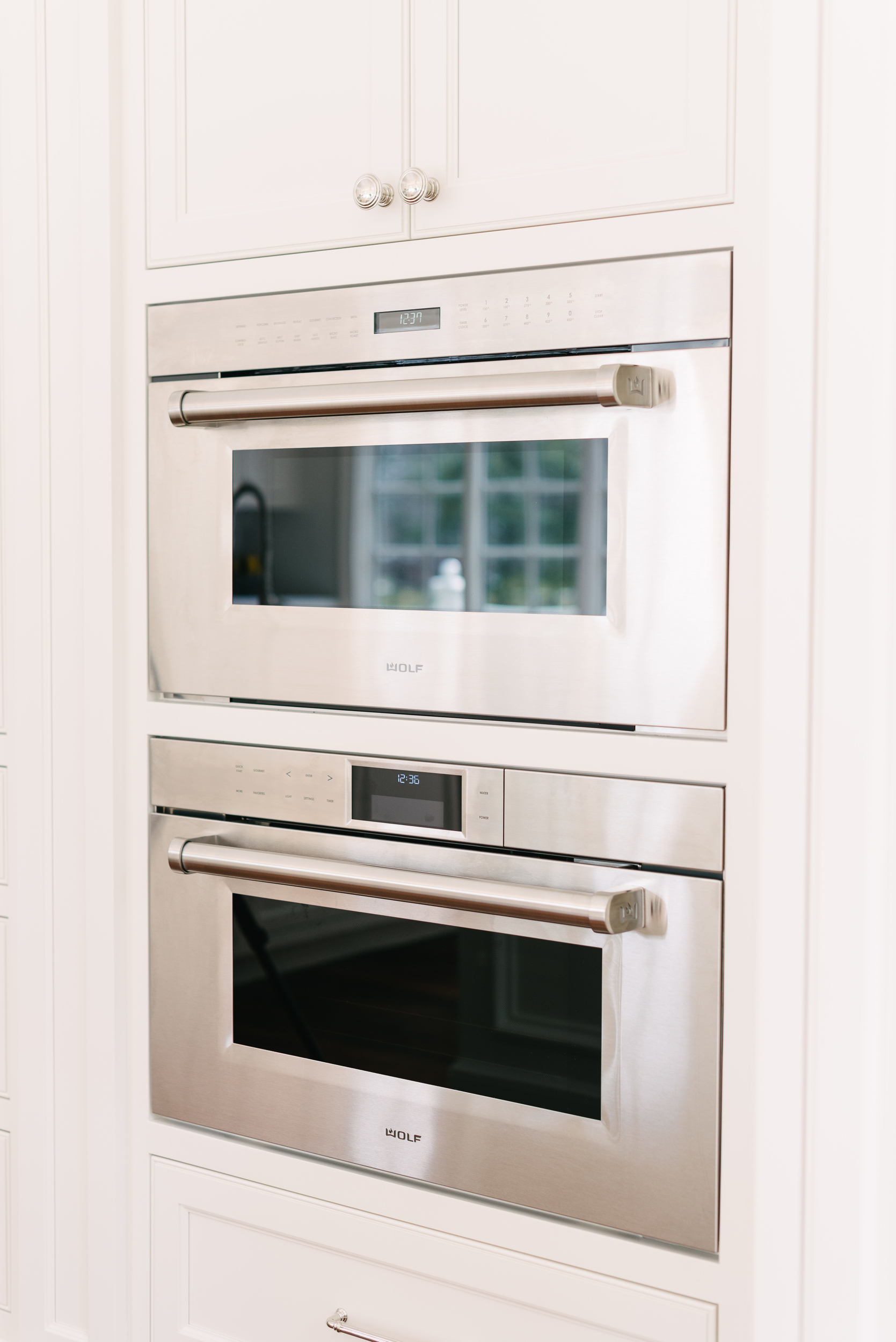 double oven chrome