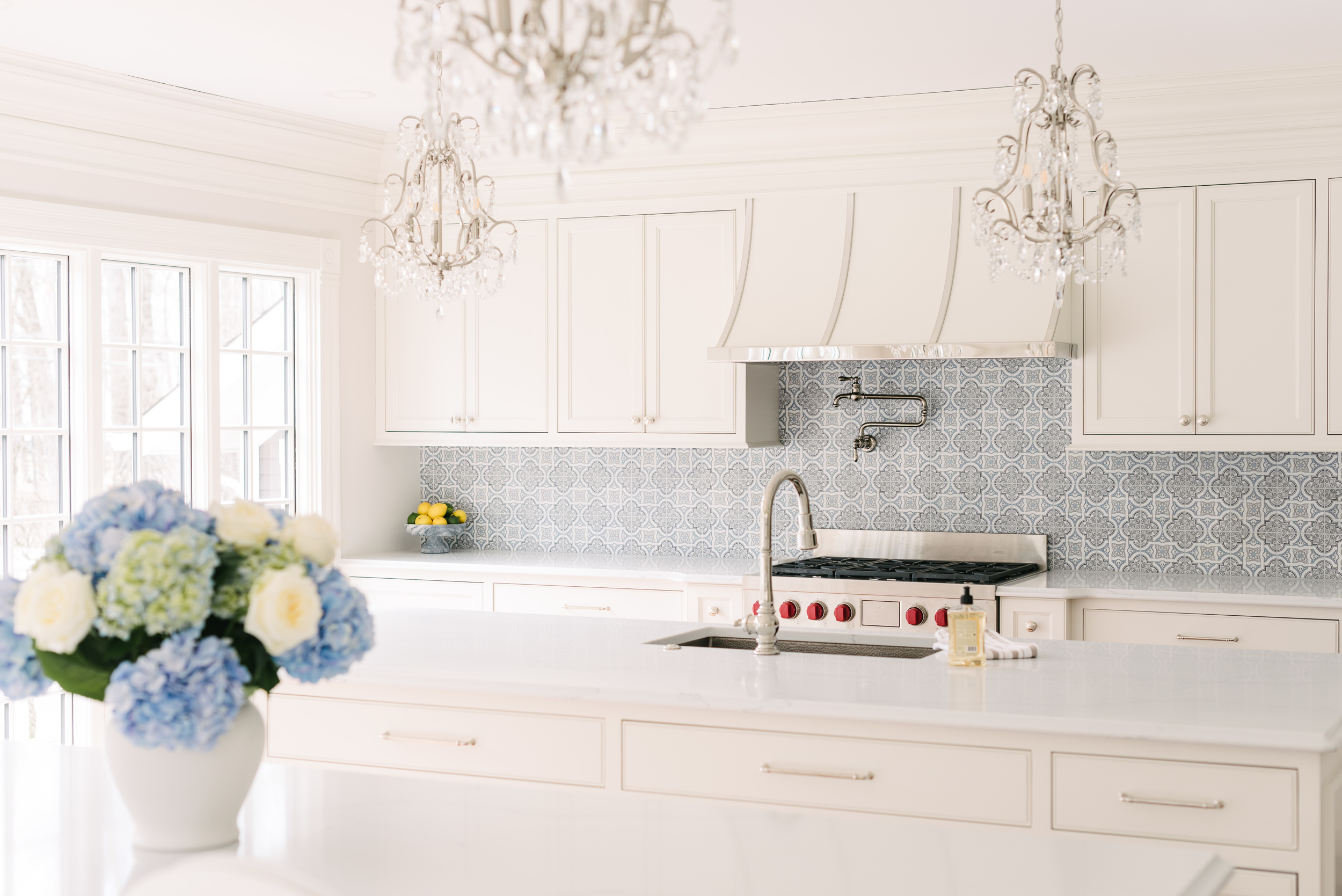 Victorian white kitchen