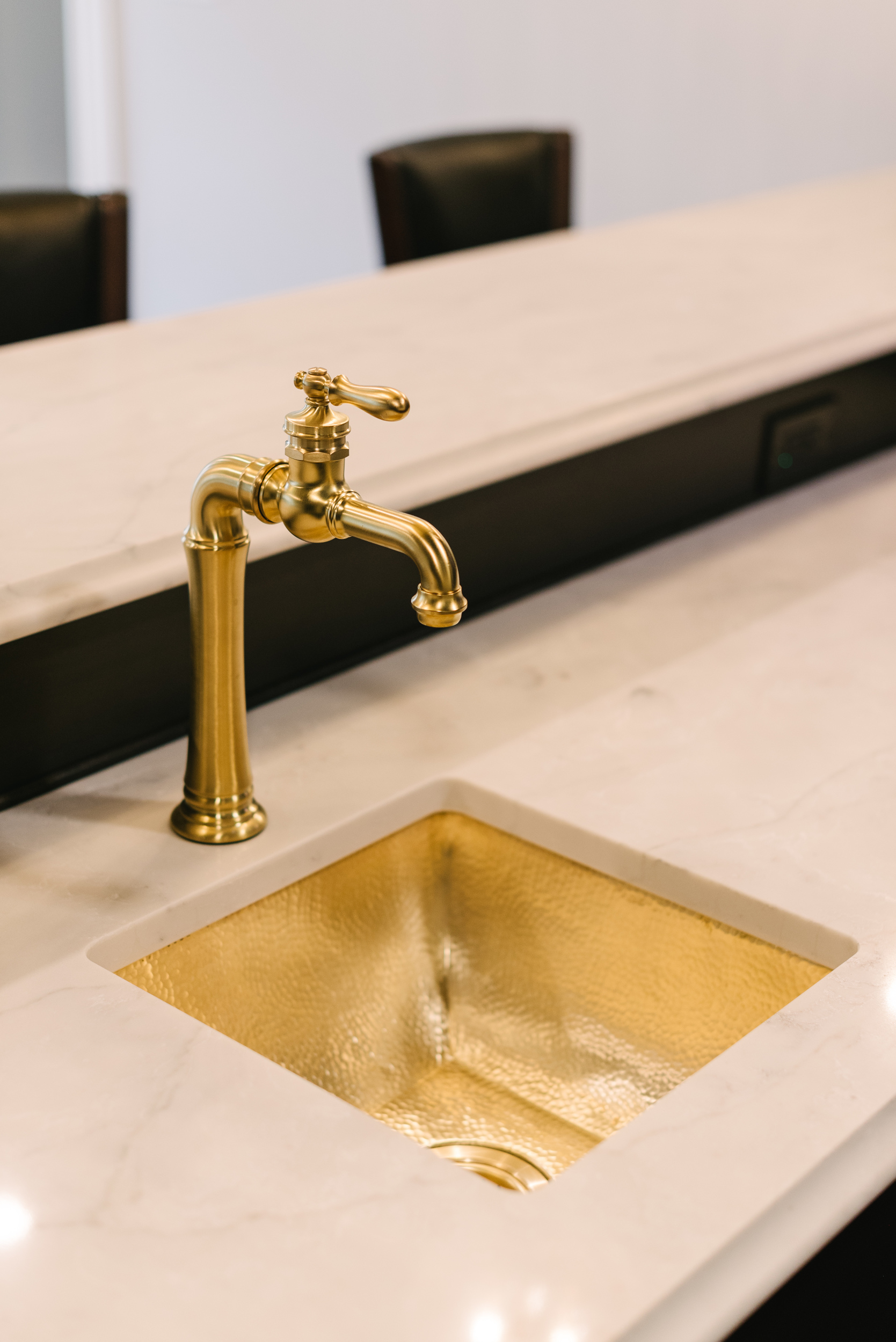 golden bar sink