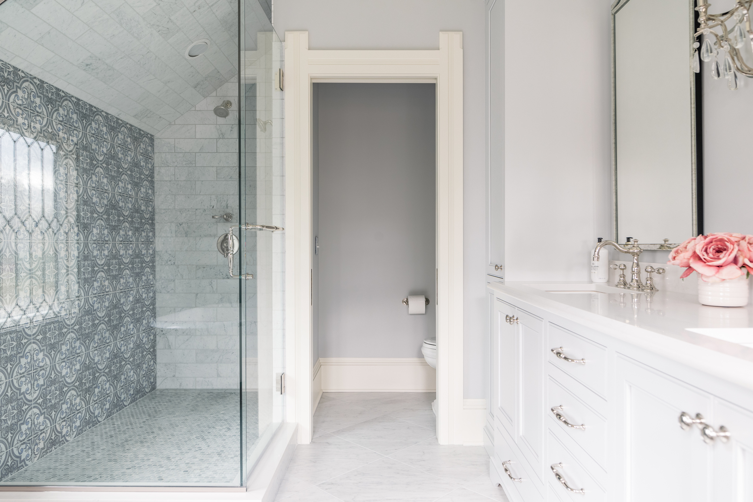 Victorian master bathroom