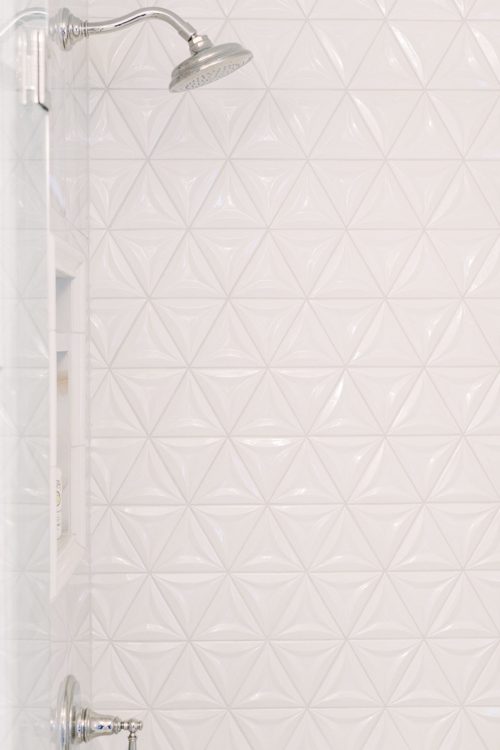 triangle shower tiles
